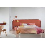 Beddinghouse Dutch Design Curves Dekbedovertrek - Koraalrood - 100% Katoensatijn