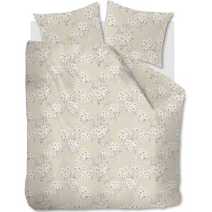 Dekbedovertrek met rits Blooming Flowers Zand - Naturel - Katoen - Ariadne at Home