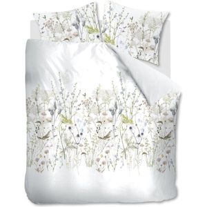 Dekbedovertrek Ariadne at Home Flowers Flowers Wit Katoen-200 x 200 / 220 cm | 2-Persoons