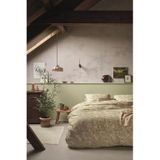 Dekbedovertrek - Grijs - Katoen - 240x220 cm