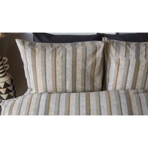 Beddinghouse - Flanel Dekbedovertrek Annie - Naturel - Lits-jumeaux - 240 x 200/220 cm