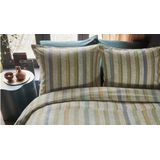 Beddinghouse - Dekbedovertrek Annie - Groen - Flanel - Inclusief Kussensloop