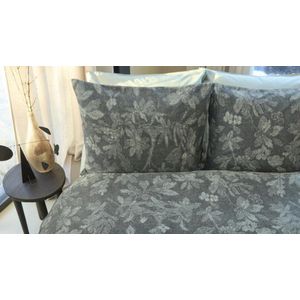 Dekbedovertrek Flanel Mea Green 200 x 200/220 - Groen - Flanel - Beddinghouse
