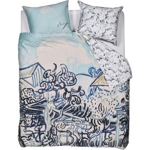 Beddinghouse - Vieux Vignoble - Dekbedovertrek - Blauw - Katoen-satijn