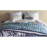 Dekbedovertrek - Wit - Katoen - Eenpersoons