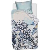 Dekbedovertrek - Wit - Katoen - Eenpersoons