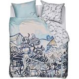 Dekbedovertrek - Wit - Katoen - Eenpersoons