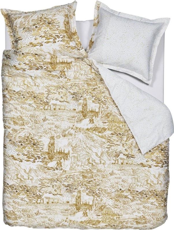 Beddinghouse - Champs de Semis - Dekbedovertrek - Geel - Katoen-satijn