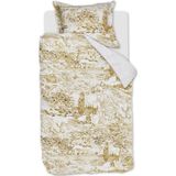 Dekbedovertrek - Grijs - Katoen - Eenpersoons