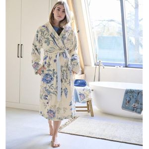 Badjas Pip Studio Secret Garden - Witblauw