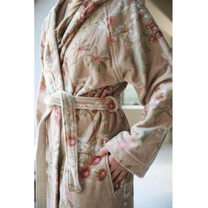 Pip Studio - Secret Garden - Badjas - Khaki - Flanel