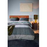 Dekbedovertrek - Blauw - Katoen - Eenpersoons