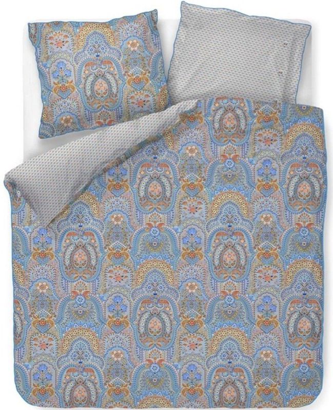 Pip Studio - Jabali Flower - Dekbedovertrek - Blauw - Percal - 1-Persoons