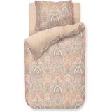 Pip Studio - Jabali Flower - Dekbedovertrek - Koraalrood - Percal