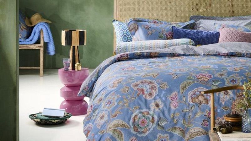 Pip Studio - Matata - Dekbedovertrek - Blauw - Percal - Lits-Jumeaux - 240 x 200/220 cm