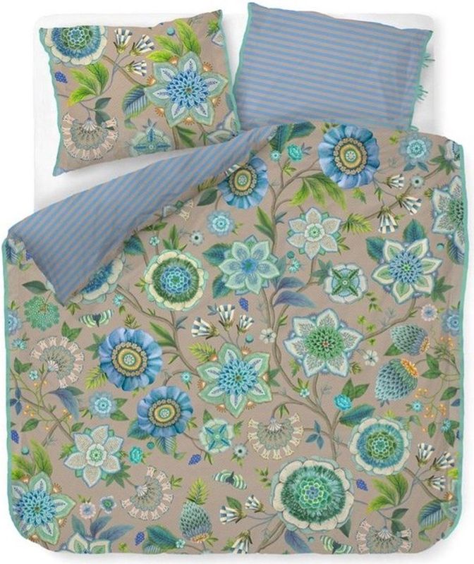 Pip Studio - Viva La Vida - Dekbedovertrek - Blauw - Percal - 1-Persoons
