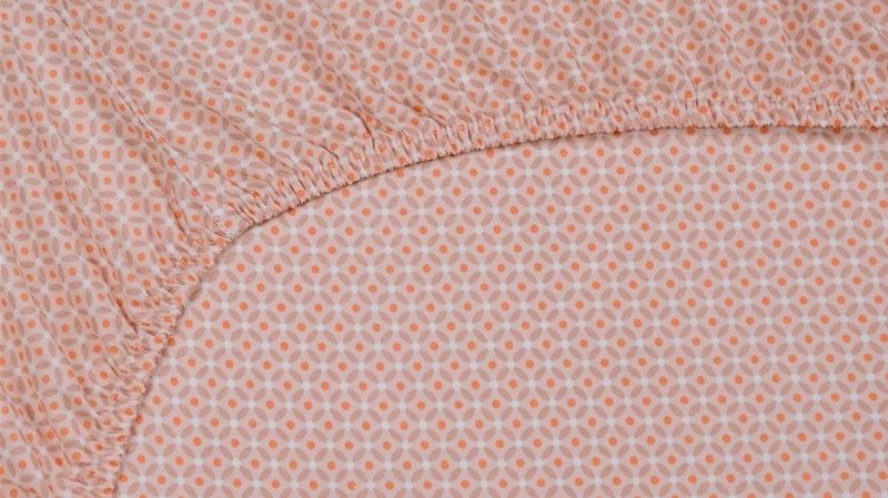 Hoeslaken - Wit - Katoen - Geschikt voor 1-Persoonsbed