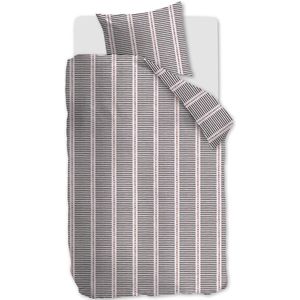 Dekbedovertrek Stip and Stripe Blush - Naturel - Katoen - VT WONEN