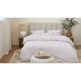 Riviera Maison Arched dekbedovertrek - Lits-Jumeaux XL - 260x200/220 - Zacht Roze