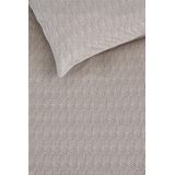 Rivièra Maison - Dekbedovertrek RM Twisted - Zandkleur - Katoen