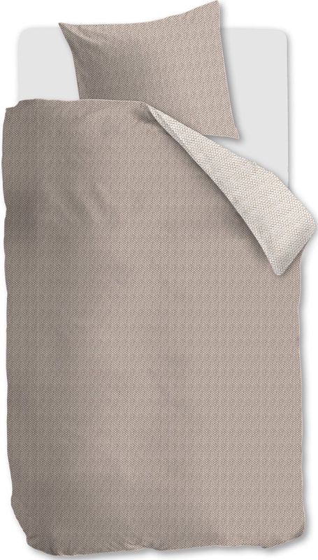 Rivièra Maison - Dekbedovertrek RM Twisted - Zandkleur - Katoen