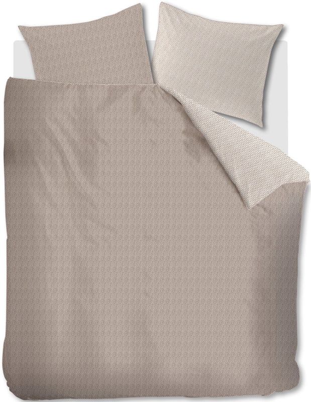 Rivièra Maison - Twisted Dekbedovertrek - Zand - 100% Katoen