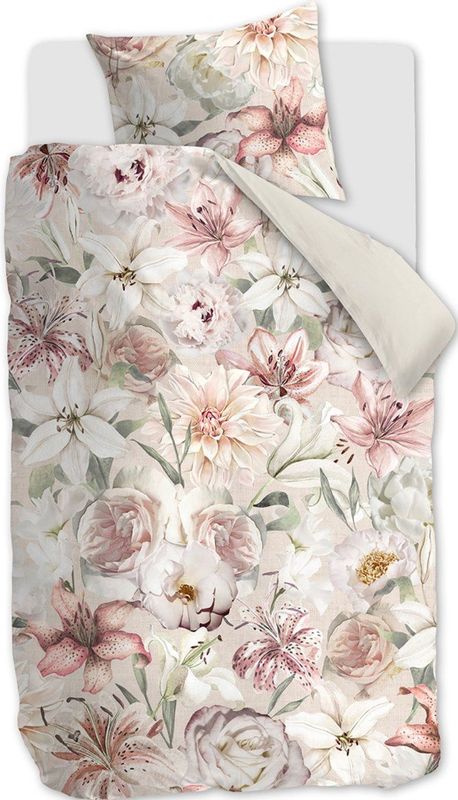 Dekbedovertrek - Katoen - Grijs - 1 Persoons