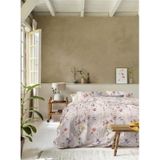 Ariadne at Home - Flowerlove - Dekbedovertrek - Zand - Katoen - 200 x 220 cm