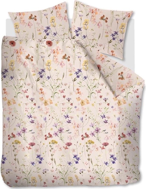 Ariadne at Home - Flowerlove - Dekbedovertrek - Zand - Katoen - 200 x 220 cm