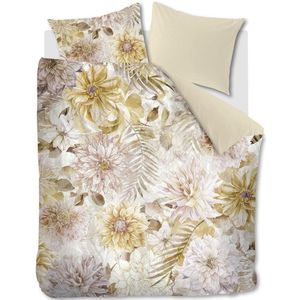 TEX HOME - Dekbedovertrek 140x200 cm 1 sloop Microflowers Wit - #06507178 | België