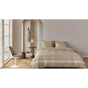 Kardol - Beaming - Dekbedovertrek - Naturel - 100% Katoensatijn - 240 x 200 / 220 cm