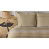 Dekbedovertrek - Ecru - Katoen - 1 Persoon