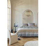 Kardol - Beaming - Dekbedovertrek - Blauw Grijs - Satijn - 1-Persoons