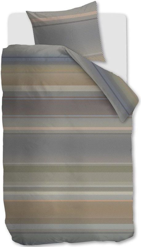 Kardol - Beaming - Dekbedovertrek - Blauw Grijs - Satijn - 1-Persoons