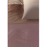 Kardol - Mimic - Dekbedovertrek - Steenrood - 140 x 200 / 220 cm - 1-Persoons