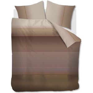 Dekbedovertrek Kardol Mimic Steenrood Satijn-140 x 200 / 220 cm | 1-Persoons