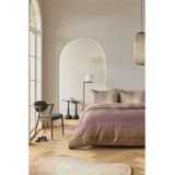 Kardol - Mimic - Dekbedovertrek - Steenrood - 260 x 200 / 220 cm - Satijn