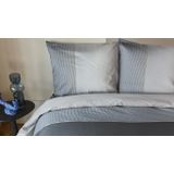 Kardol - Mimic - Dekbedovertrek - Blauw - Katoensatijn - Extra Breed