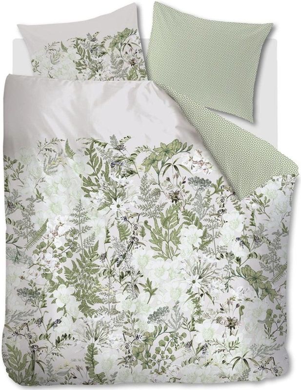 Kardol - Pastiche - Dekbedovertrek - Groen - Satijn - 1-Persoons