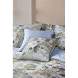 Kardol - Saffron - Dekbedovertrek - Blauw Grijs - Satijn - Lits-Jumeaux