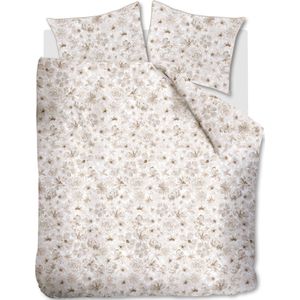Rivièra Maison - Dekbedovertrek - Flowing Flowers - Bruin/Taupe/Off-white - Katoen