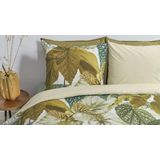 Beddinghouse Begonia dekbedovertrek Olijfgroen