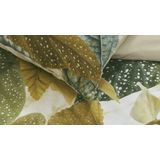 Beddinghouse Begonia dekbedovertrek Olijfgroen