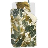 Beddinghouse Begonia dekbedovertrek Olijfgroen