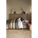 Dekbedovertrek - Grijs - Katoen - 2 Stuks