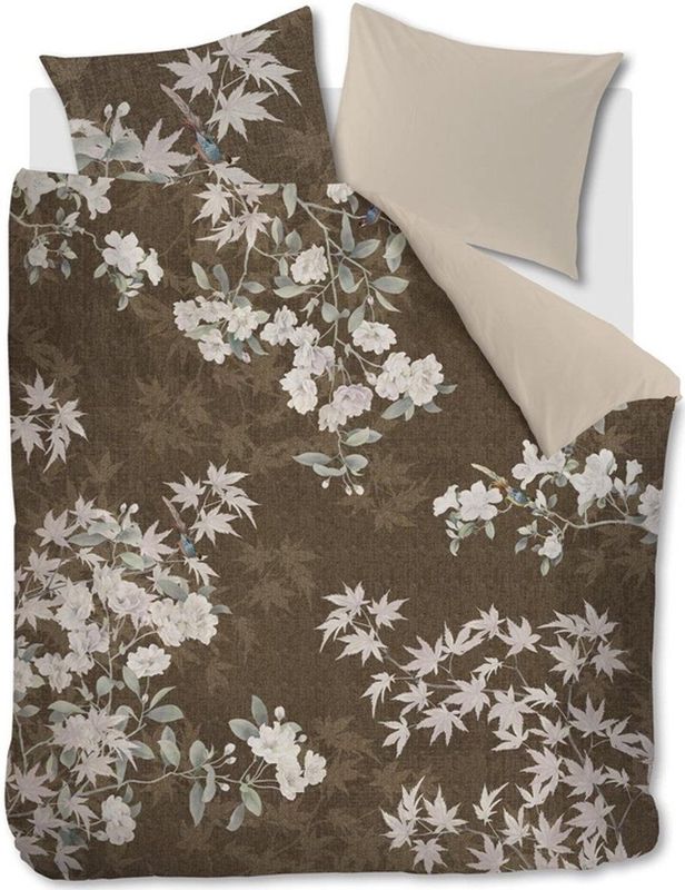 Dekbedovertrek - Grijs - Katoen - 1 Persoons