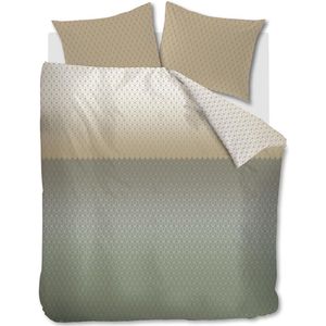 Beddinghouse Ariel dekbedovertrek - Lits-Jumeaux XL - 260x200/220 - Blauw Groen
