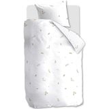 Dekbedovertrek - Wit - Katoen - 1 Persoon