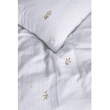 Dekbedovertrek - Wit - Katoen - 1 Persoon