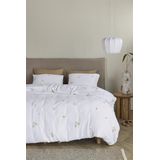 Dekbedovertrek - Wit - Katoen - 1 Persoon